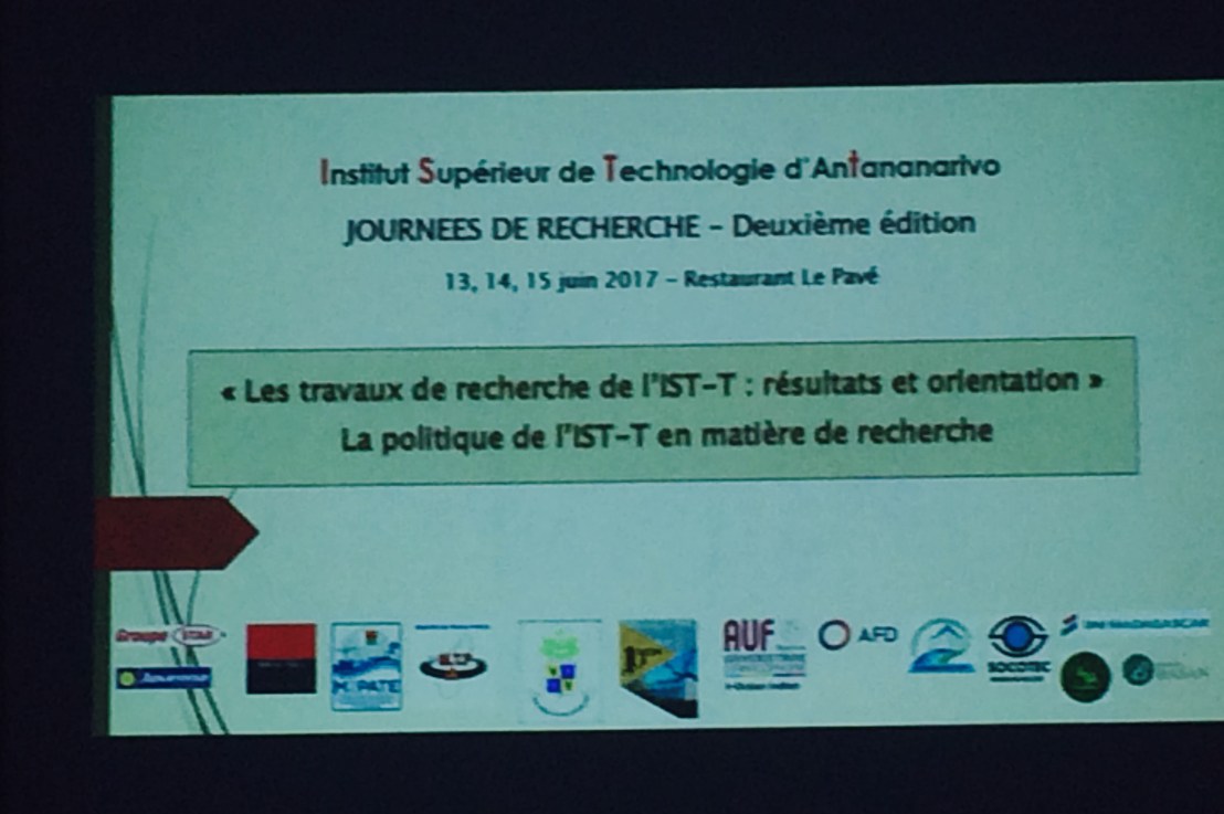 IST Tanà, la recherche&nbsp;avance