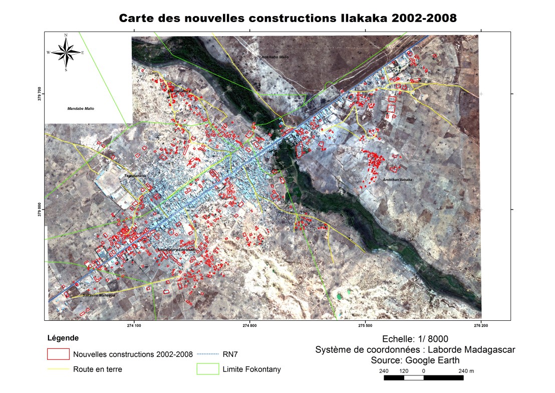Carte nouv constr Ilakaka 2002_2008